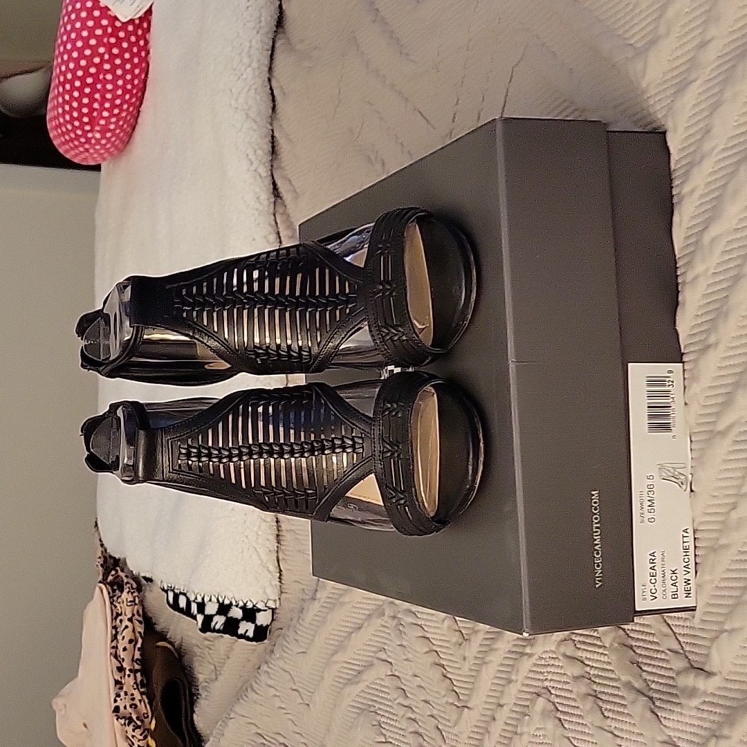 Vince Camuto Black Heels, 6.5